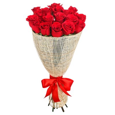 П'юджет 15 червоних троянд