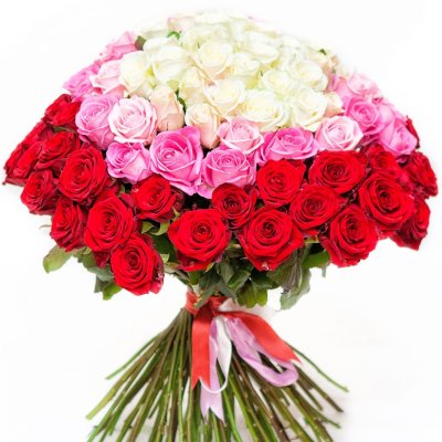 Тріо троянд мега-пужет